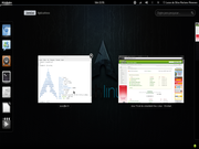 Gnome Arch e gnome 3 + archey + icones faenza